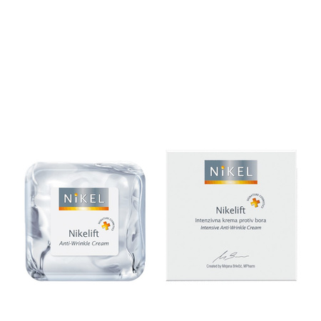 NIKEL, NIKELIFT, Przeciwzmarszczkowy krem z pomarańczą, kwiatem immortelle, olejkiem sezamowym i wit. E, 50 ml