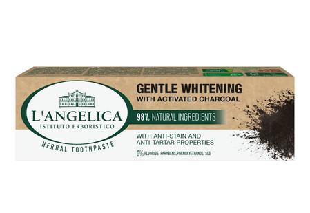 L'Angelica Pasta Łagodne Wybielanie z Aktywnym Węglem 75ml