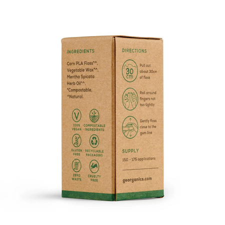 Naturalna Nić Dentystyczna Spearmint, 50m