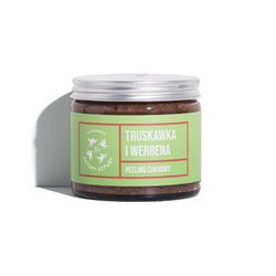 Mydlarnia Cztery Szpaki - Naturalny peeling do ciała truskawka i werbena
