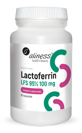 Aliness Lactoferrin LFS 90% 100 mg x 60 kaps