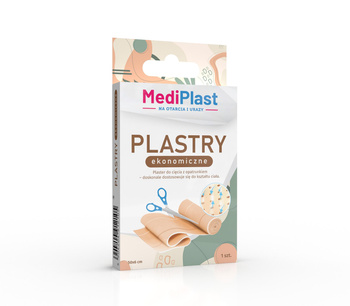 MediPlast plastry ekonomiczne 50 cm x 60 cm 1 sztuka