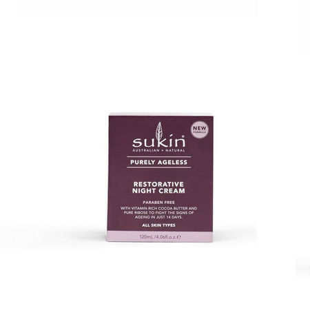 Sukin, PURELY AGELESS, Regenerujący krem do twarzy na noc, 120 ml