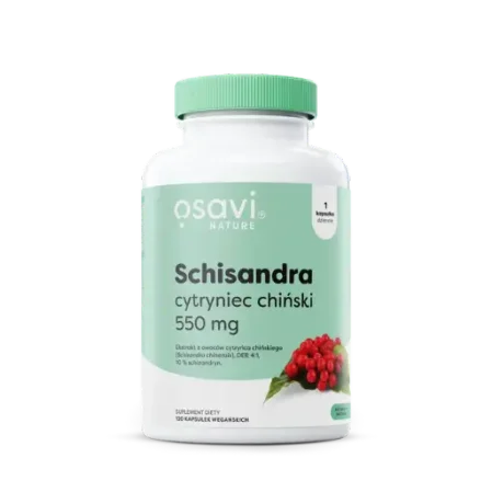 Osavi Schisandra Cytryniec Chiński 550 mg - 120 kaps. vege
