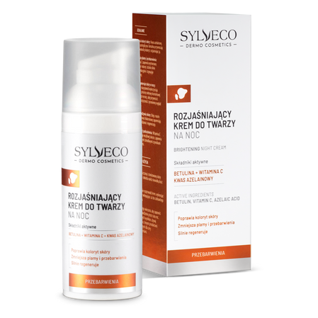 Sylveco Dermo Przebarwienia Krem rozjaśniający do twarzy na noc 50ml