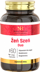 Noble Health Żeń szeń DUO 60 kaps.