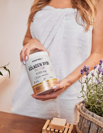 Essensey Kolagen Rybi Premium 10 000mg - 321g smak mango - pomarańcza