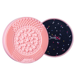 Wet&amp;Dry Brush Cleaner mata do czyszczenia pędzli na sucho i mokro Pink