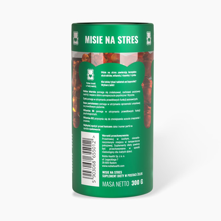 Noble Health Misie na stres w postaci żelek 300g