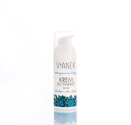 Vianek, Nawilżający krem do twarzy na noc, 50 ml
