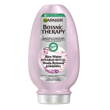 Botanic Therapy odżywka wygładzająca do włosów długich i porowatych Woda Ryżowa i Skrobia 200ml