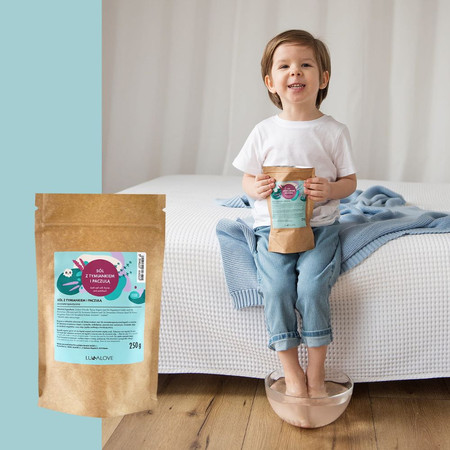 Lullalove, Sól z tymiankiem i paczulą, 250 g