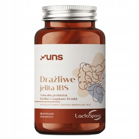 UNS Drażliwe jelita IBS vege 30 kaps.