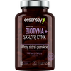 Essensey Biotyna + skrzyp + cynk na skórę, włosy 90 kaps.