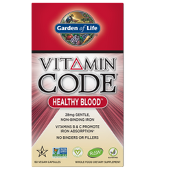 Garden of Life Vitamin Code RAW Healthy Blood 60 kaps.