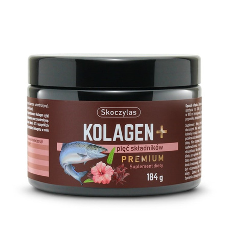 Skoczylas Kolagen z łososia + 5 składników 184g
