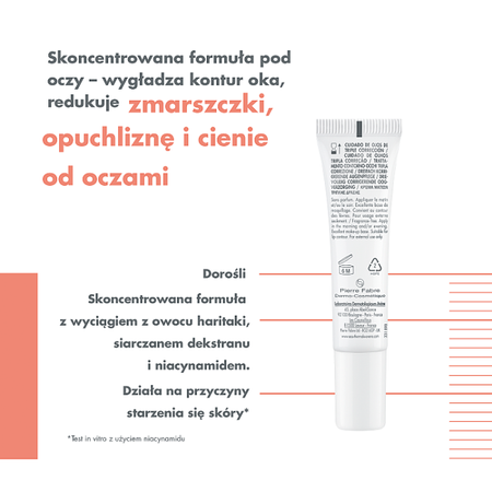 Avène Hyaluron Activ B3 Krem pod oczy o potrójnym działaniu korygującym 15 ml
