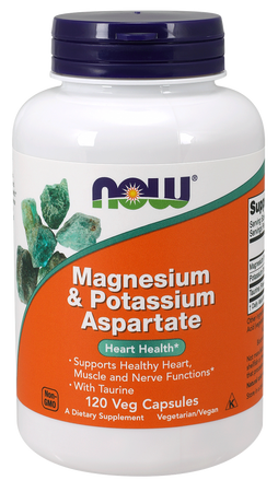 Magnesium & Potassium Aspartate - Magnez, Tauryna i Potas (120 kaps.)