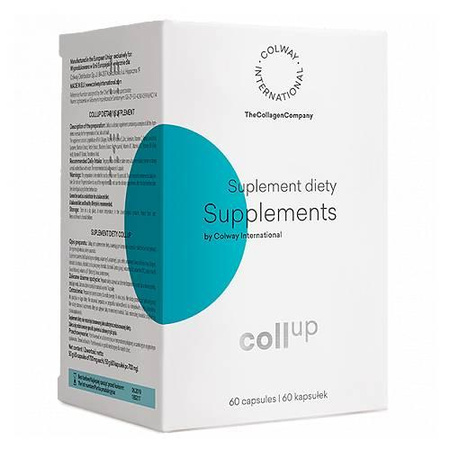 Colway Kolagen CollUp Kolagen z witaminą C wsparcie dla pięknej skóry 60 kaps.