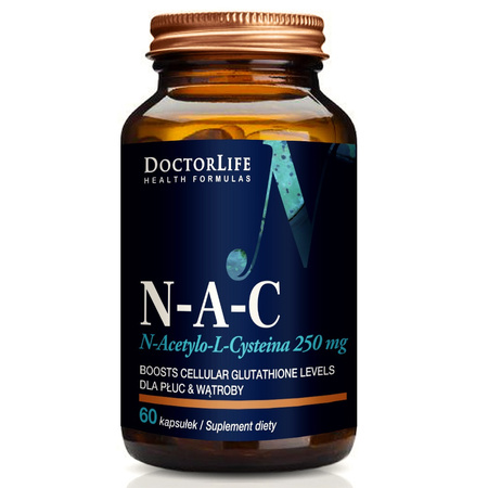 Doctor Life N-A-C N-acetylocysteina 250mg 60 kaps.