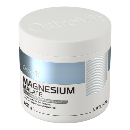 OstroVit Jabłczan Magnezu 120 g smak naturalny