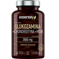 ESSENSEY GLUKOZAMINA + CHONDROITYNA + MSM 120 kaps.