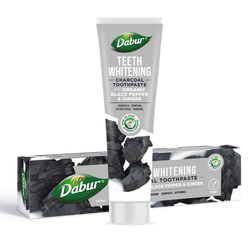 PASTA DO ZĘBÓW WYBIELAJĄCA WĘGLOWA Z PIEPRZEM I IMBIREM 100 ml - DABUR