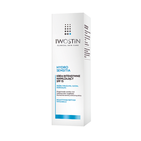 Iwostin Hydro Sensitia Krem intensywnie nawilżający SPF 15 50 ml