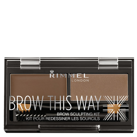 Brow This Way Brow Sculpting Kit zestaw do konturowania brwi 002 Medium Brown 1,3g