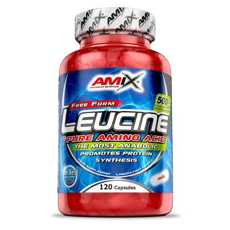AMIX LEUCINE Luceina Aminokwasy 120 kaps.