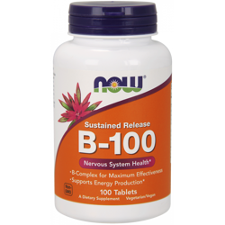 Witamina B-100 - Kompleks Witamin B o przedłużonym uwalnianiu (100 tabl.)