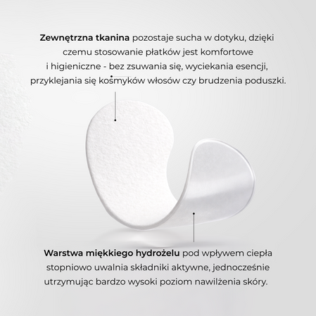 L'biotica Hydrożelowe płatki pod oczy ze śluzem ślimaka odmładzające 3 pary