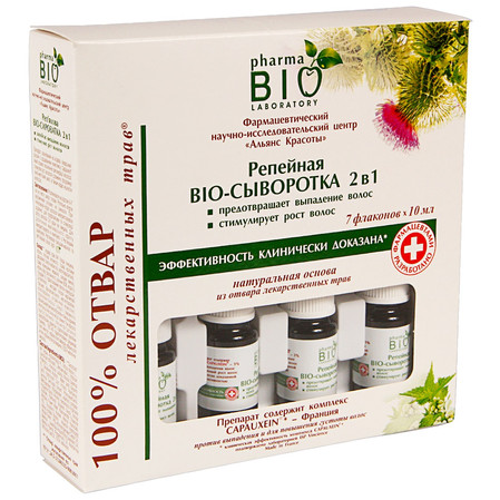 Bio Pharma Laboratory Bio Serum 2w1 z wyciągiem z Łopianu 1op.(10mlx7)
