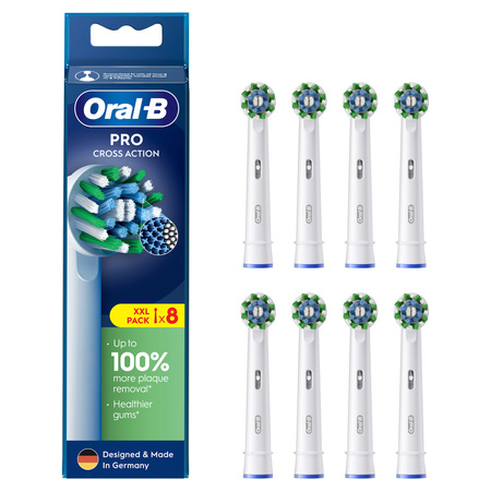 ORAL-B BRAUN KOŃCÓWKI EB50-8 CROSS ACTION "PRO"