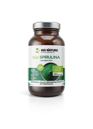 Big Nature Spirulina BIO 200 tabl.