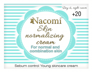 Nacomi Krem Normalizujący 20+ 50Ml