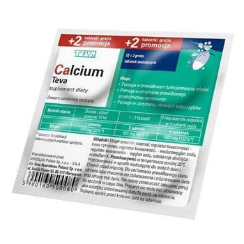 Calcium Teva z 14 tabletek musujących