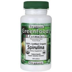 Swanson Spirulina Organic 500 MG 180 T