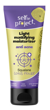 Seflie Project, Lekki krem matująco nawilżający, 50 ml