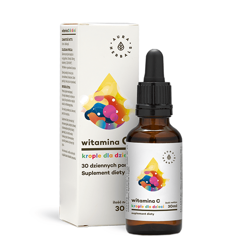 Aura Herbals − Witamina C 100 mg, krople dla dzieci − 30 ml