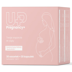 UP Health Pregnancy+ suplement diety dla wsparcia zdrowia kobiet w ciąży 30 saszetek + 30 kaps.