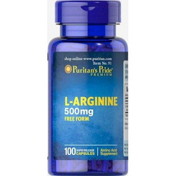 Puritan's Pride L-Arginine 500 mg 100 kaps.