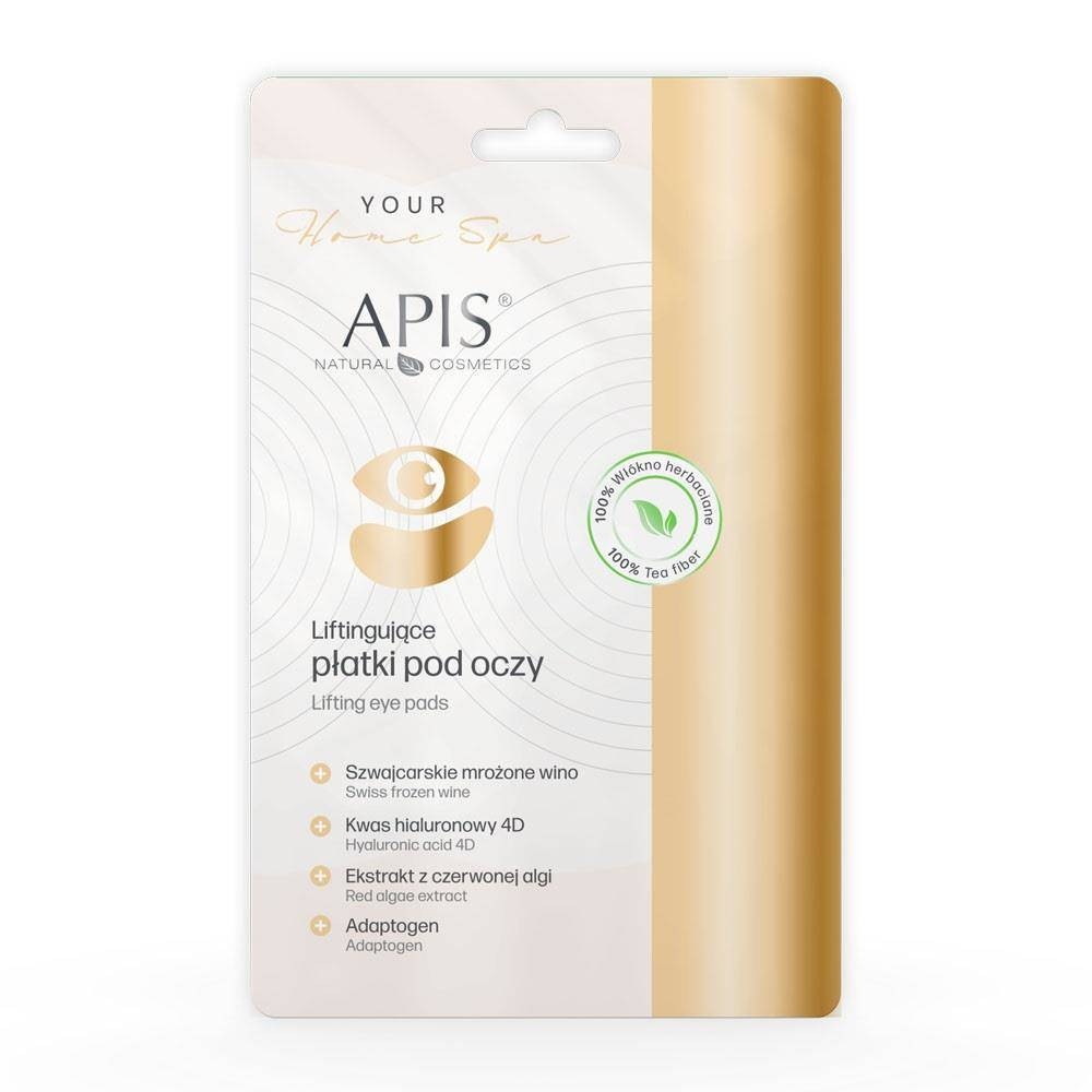 Патчи для кожи под глазами Apis Your Home Spa подтягивающие, для зрелой кожи, 1 пара, 8 г