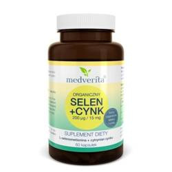 Medverita Selen Cynk 60 K
