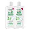 Zestaw 2x Equilibra − Nawilżający szampon aloesowy − 265 ml