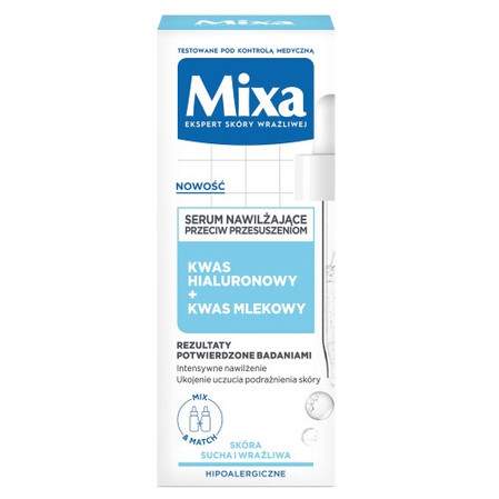 Lab serum nawilżające przeciw przesuszeniom Kwas Hialuronowy + Kwas Mlekowy 30ml
