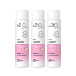 Zestaw: 3x beBIO Baby Hair Complex szampon do włosów włosów wypadających i osłabionych 300ml