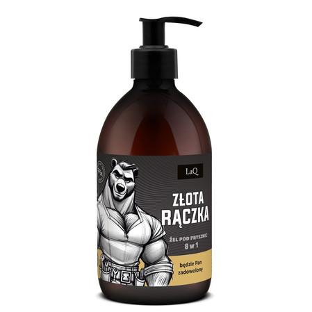 Żel pod prysznic dla mężczyzn 8w1 Złota Rączka 500ml