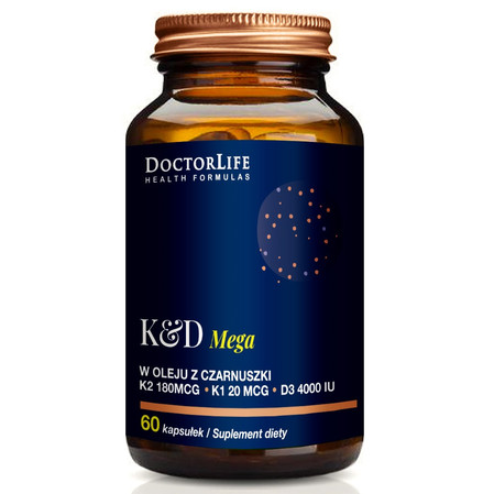 Doctor Life K&D Special w oleju z czarnuszki suplement diety 60 kaps.