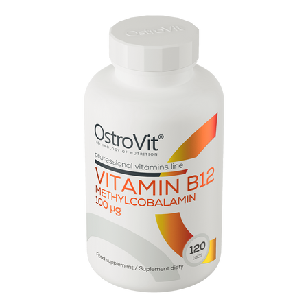 OstroVit Witamina B12 Metylokobalamina 100 µg - 120 tabl.